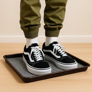 bandeja sanitaria, bandeja anti fluidos, bandeja polialgodón, indukamy