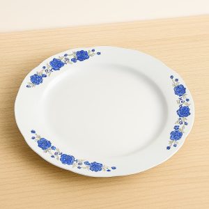 plato tendido, flor camote azul, indukamy