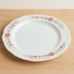 plato tendido, flor camote rojo, indukamy