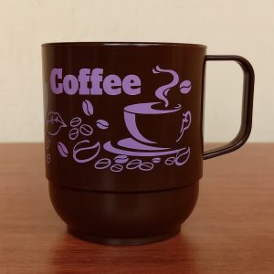jarro apilable coffee taza lila cerámica indukamy