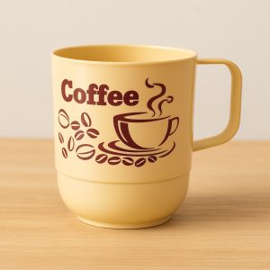 jarro apilable café taza marrón cerámica indukamy