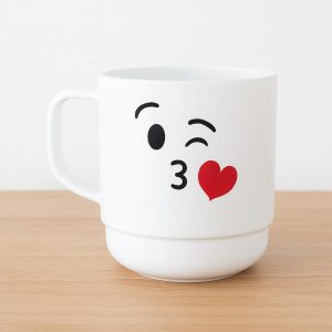 jarro apilable carita beso volado taza indukamy