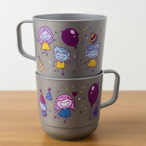 jarro apilable infantil fiesta taza indukamy